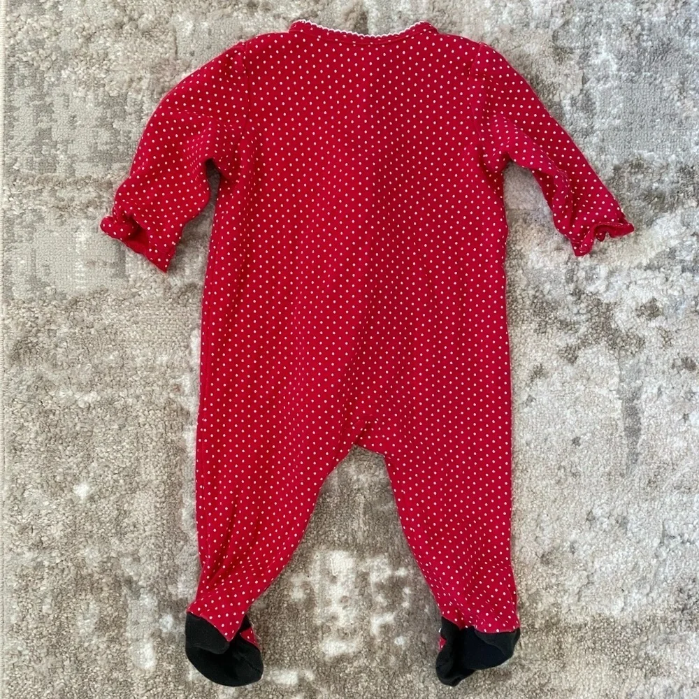 Baby’s First Christmas Red One Piece Pajamas